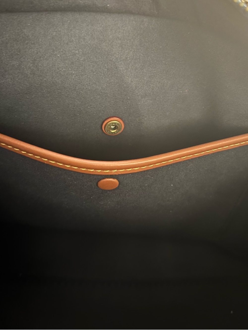 Coach Courier Carryall Pacific Blue Leather Crossbody Satchel - Picture 5 of 11